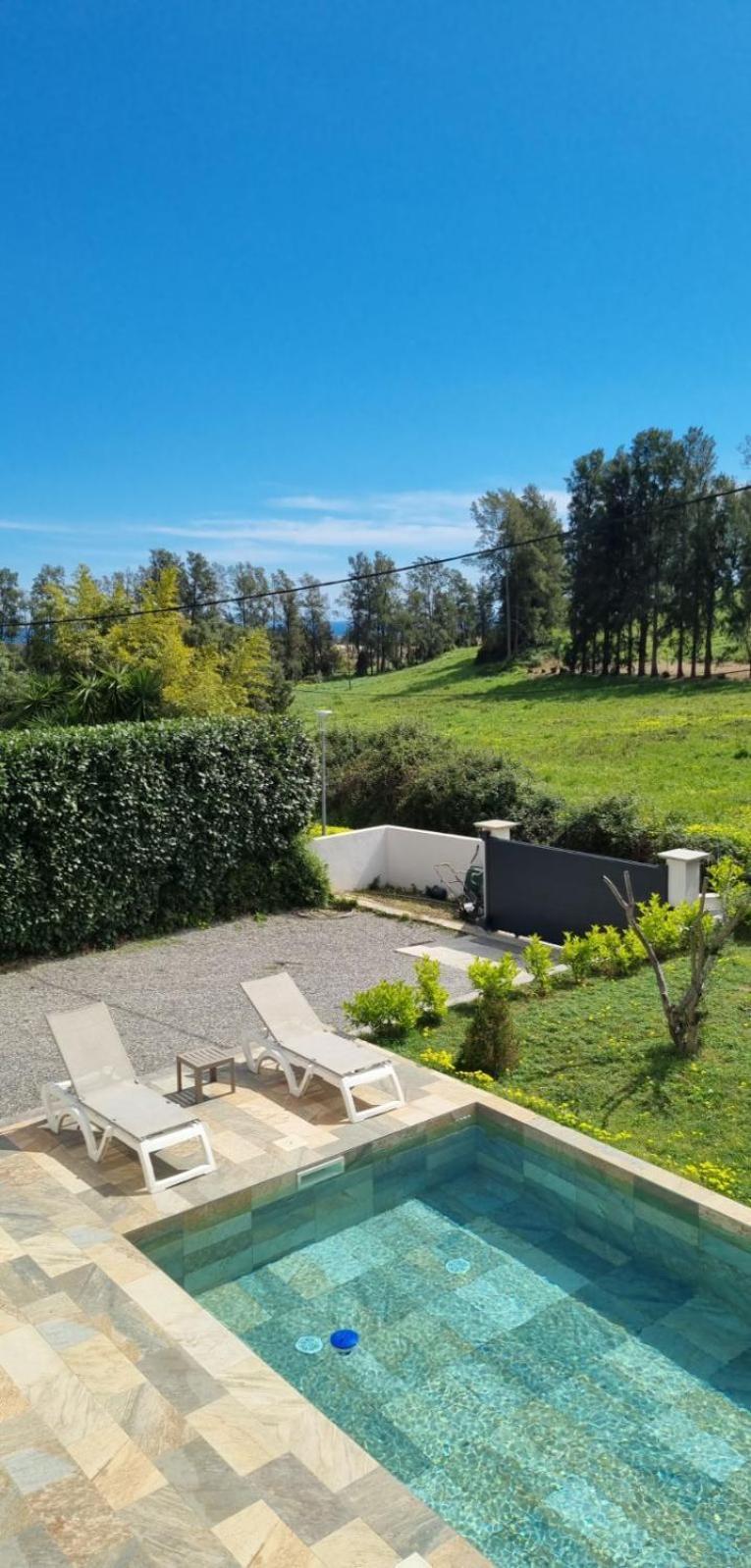 Rez De Villa Avec Piscine Privee, Wifi, Jardin Cloture Penta di Casinca ภายนอก รูปภาพ